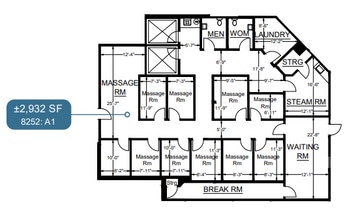 8252 Clairemont Mesa Blvd, San Diego, CA à louer Plan d’étage- Image 1 de 1