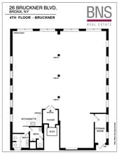 26 Bruckner Blvd, Bronx, NY à louer Plan d’étage- Image 1 de 1