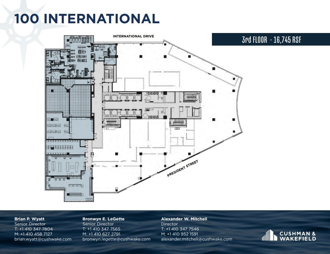 100 International Dr, Baltimore, MD for lease Floor Plan- Image 1 of 1