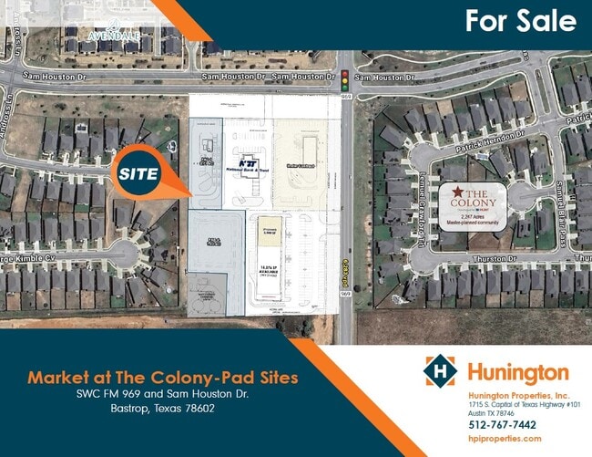 More details for SWC FM 969 and Sam Houston Dr, Bastrop, TX - Land for Sale