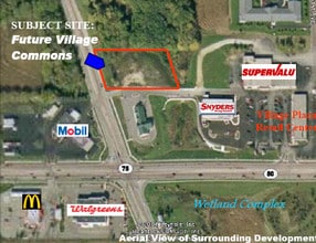 7353 256th Ave, Salem, WI - Aerial  map view