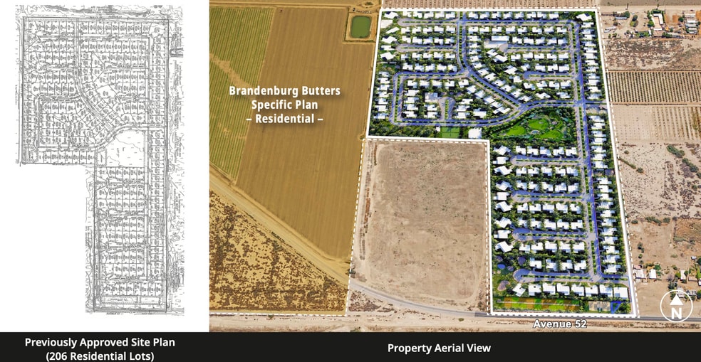 60 Avenue 52, Coachella, CA à vendre - Aérien - Image 2 de 3