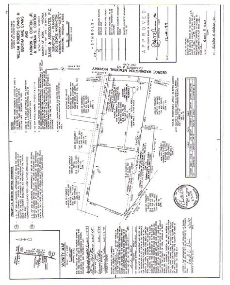 1707 George Washington Memorial Hwy, Yorktown, VA à vendre - Plan cadastral - Image 3 de 3