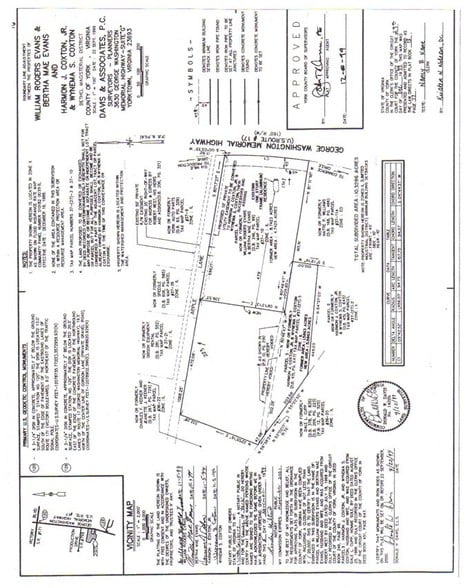 1707 George Washington Memorial Hwy, Yorktown, VA for sale - Plat Map - Image 3 of 3