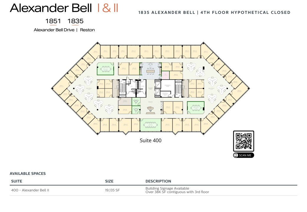 1851 Alexander Bell Dr, Reston, VA for lease Floor Plan- Image 1 of 2