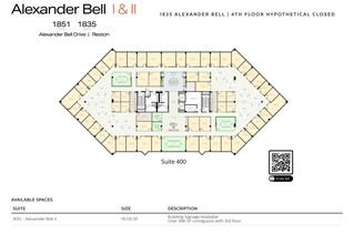 1851 Alexander Bell Dr, Reston, VA for lease Floor Plan- Image 1 of 2