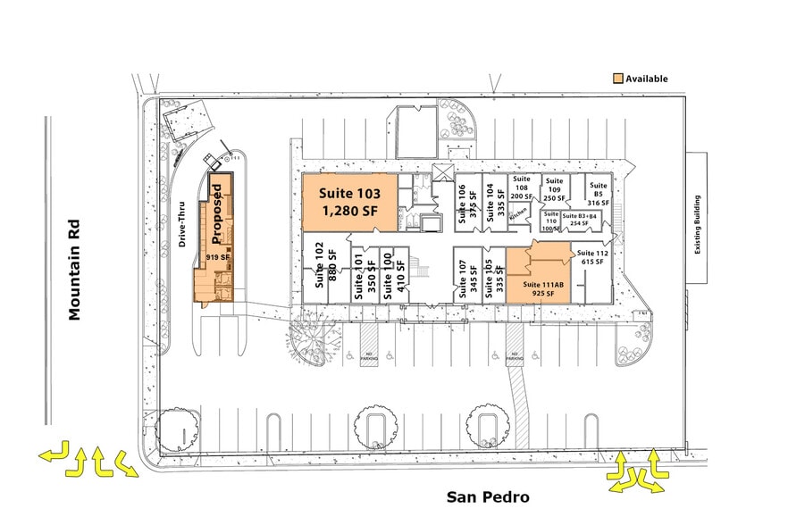 1330 San Pedro Blvd NE, Albuquerque, NM for lease - Site Plan - Image 2 of 8