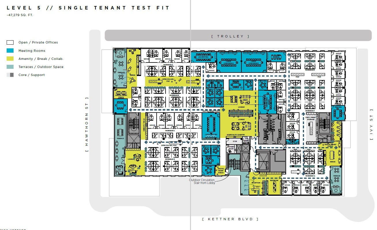 2100 Kettner Blvd, San Diego, CA for lease Floor Plan- Image 1 of 1