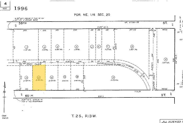 845 E 60th St, Los Angeles, CA for lease - Plat Map - Image 3 of 11