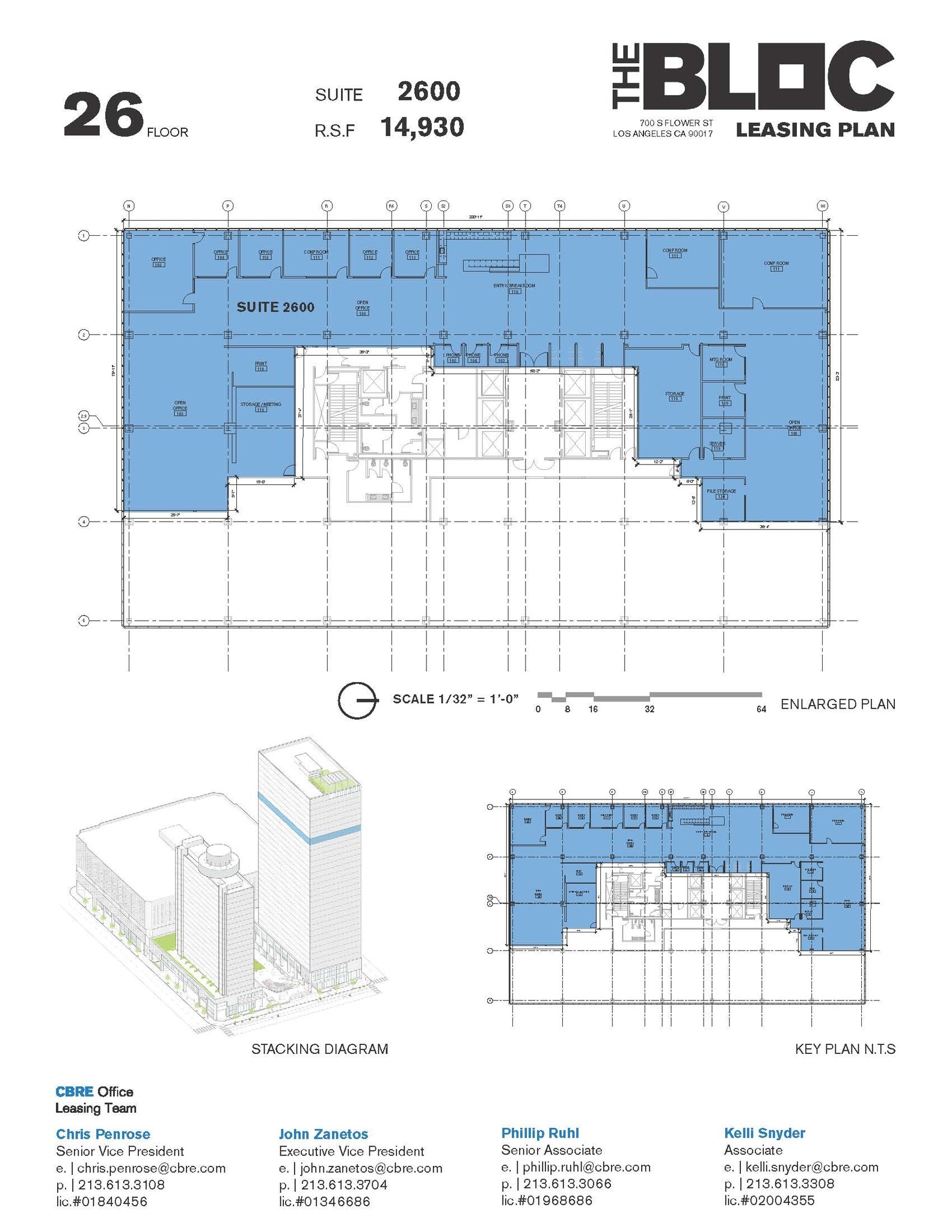 700 S Flower St, Los Angeles, CA à louer Plan d’étage- Image 1 de 1