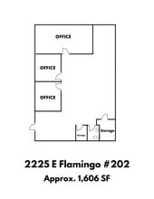 2225 E Flamingo Rd, Las Vegas, NV for lease Site Plan- Image 2 of 2