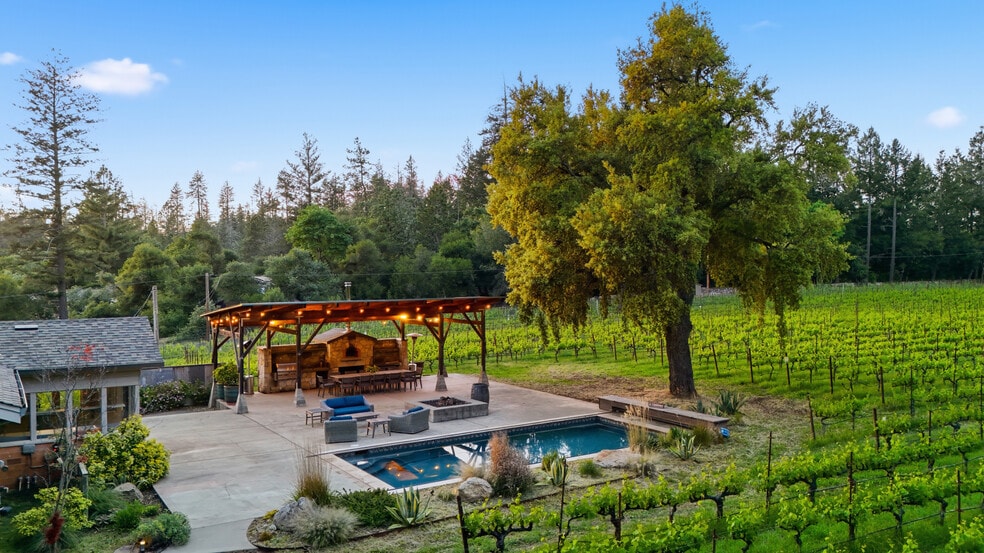 425 Cold Springs Rd, Angwin, CA for sale - Aerial - Image 3 of 4