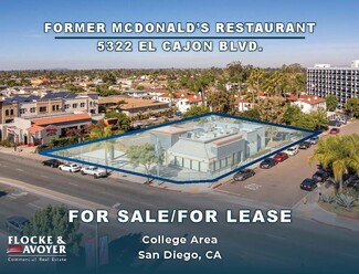 Plus de détails pour 5322 El Cajon Blvd, San Diego, CA - Vente au détail à vendre