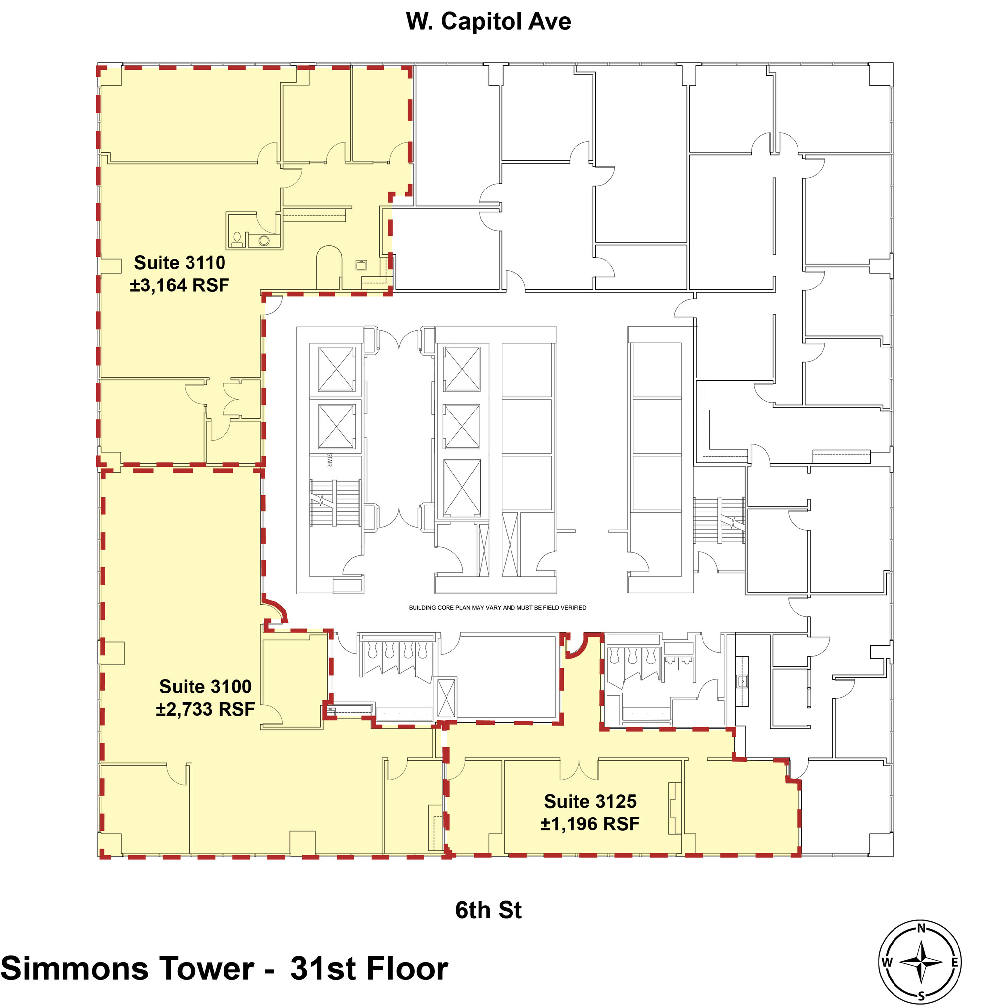 425 W Capitol Ave, Little Rock, AR à louer Plan d  tage- Image 1 de 10