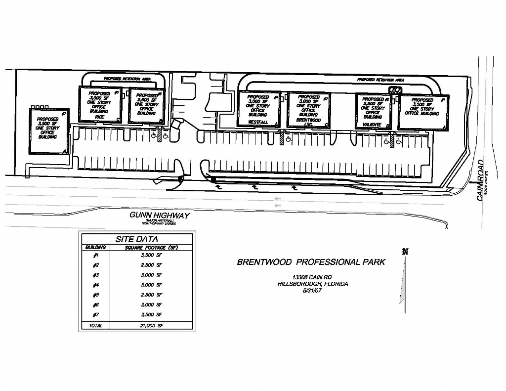 6511 Gunn Hwy, Tampa, FL à vendre Plan de site- Image 1 de 1