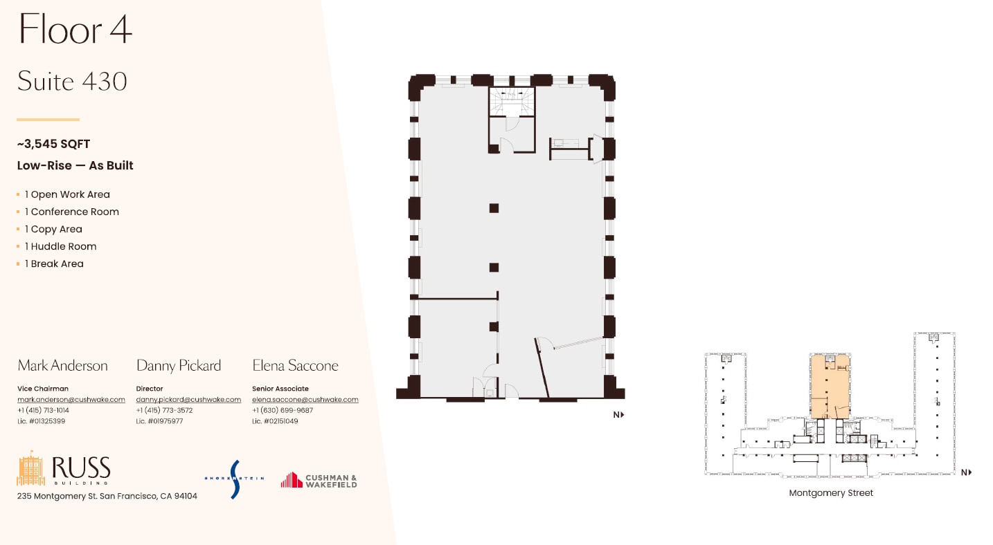 235 Montgomery St, San Francisco, CA for lease Floor Plan- Image 1 of 6