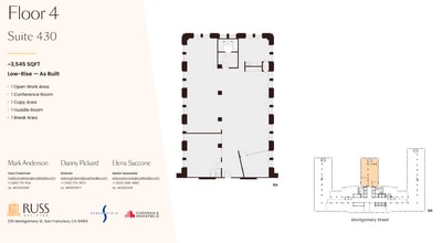 235 Montgomery St, San Francisco, CA for lease Floor Plan- Image 1 of 6
