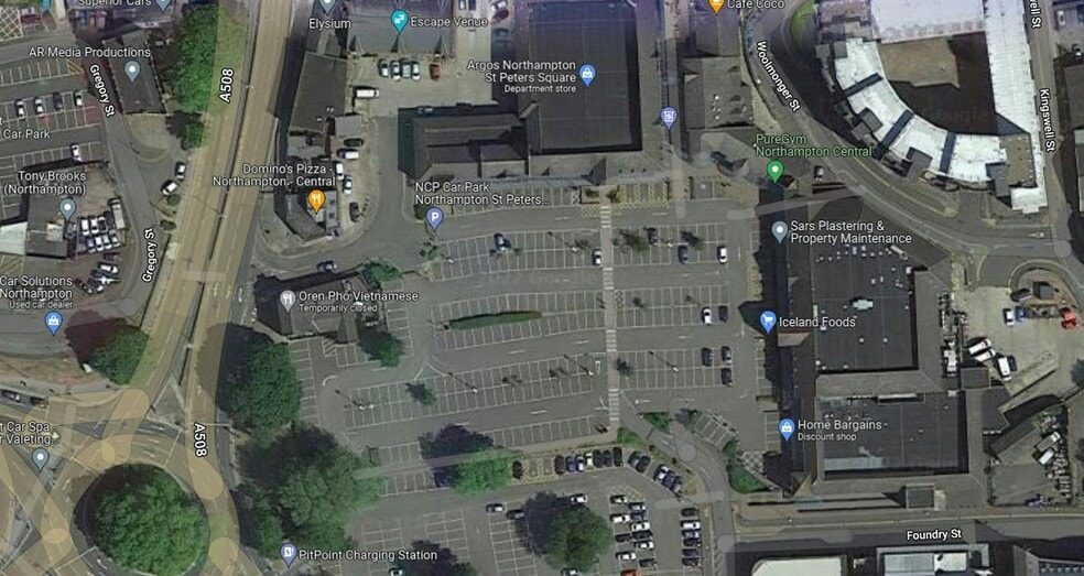 1-20 St Peters Walk, Northampton for lease - Aerial - Image 3 of 3