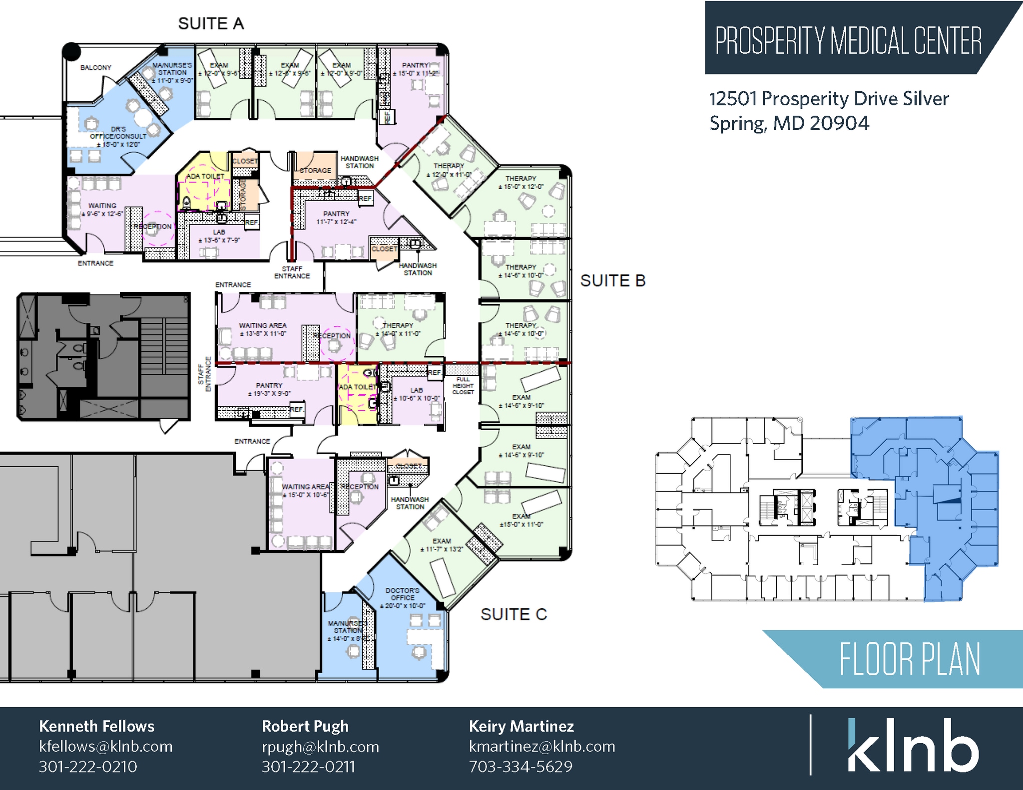 12501 Prosperity Dr, Silver Spring, MD for lease Floor Plan- Image 1 of 2