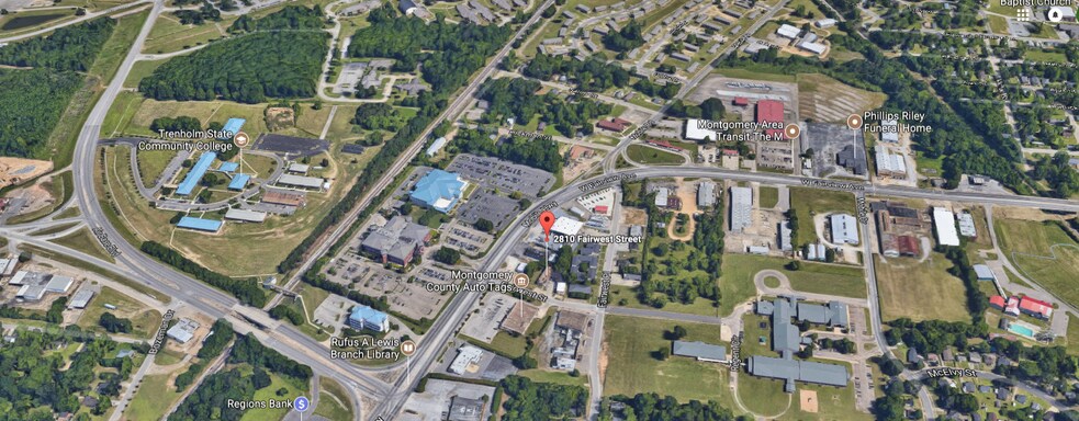 2810 Fairwest St, Montgomery, AL à vendre - Aérien - Image 2 de 10
