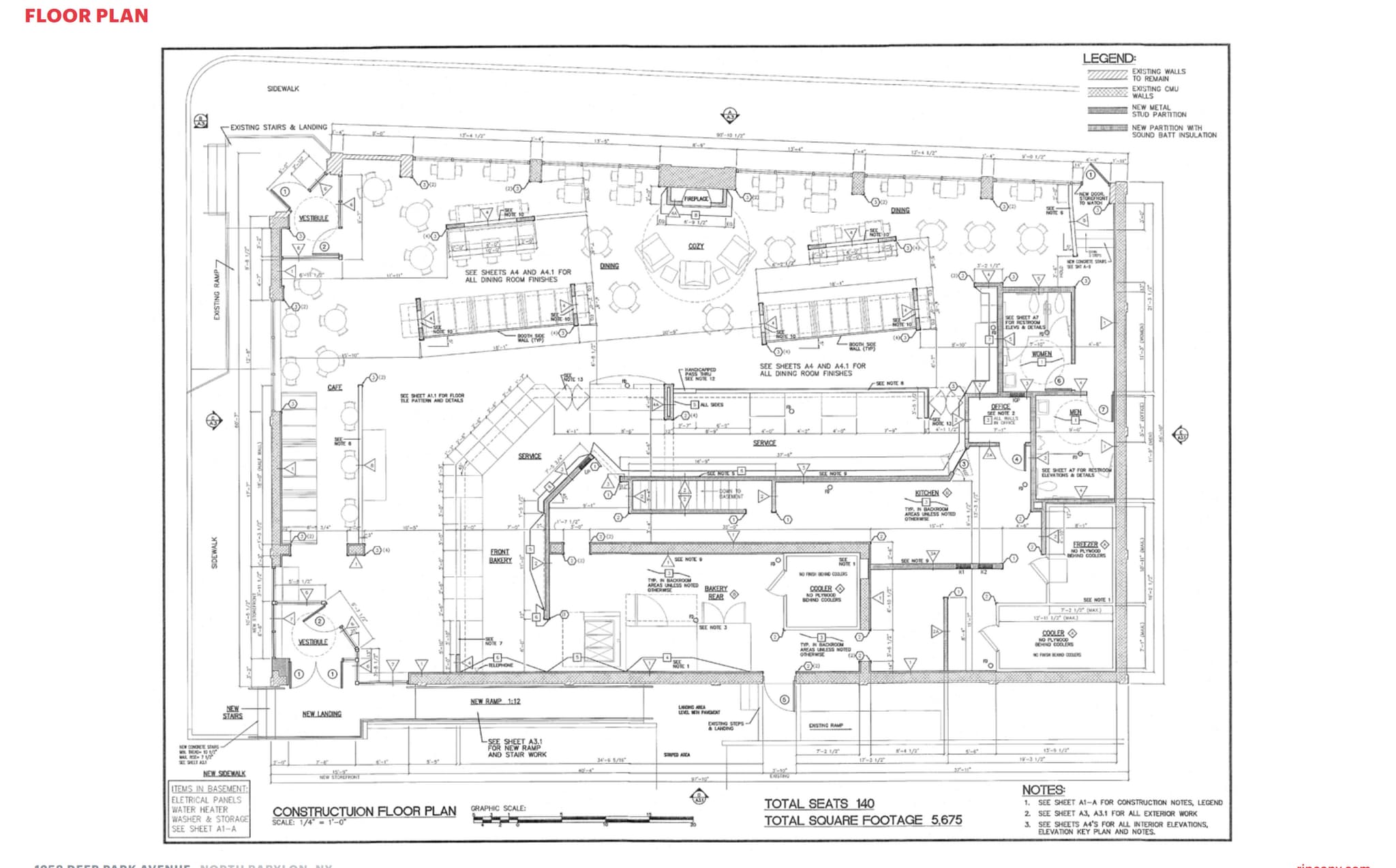 1258 Deer Park Ave, North Babylon, NY for lease Floor Plan- Image 1 of 2