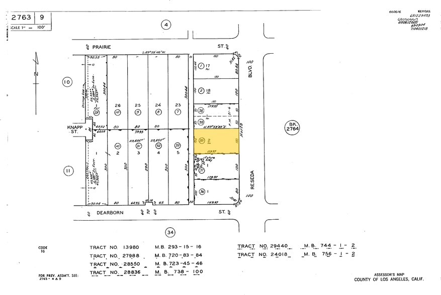 9225-9233 Reseda Blvd, Northridge, CA à louer - Plan cadastral - Image 3 de 10