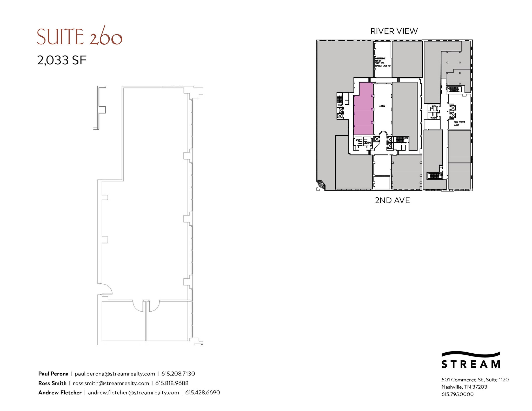 214 2nd Ave N, Nashville, TN for lease Floor Plan- Image 1 of 1