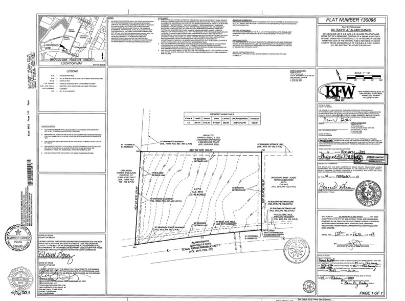 11345 Alamo Ranch Pky, San Antonio, TX à vendre - Plan cadastral - Image 1 de 1