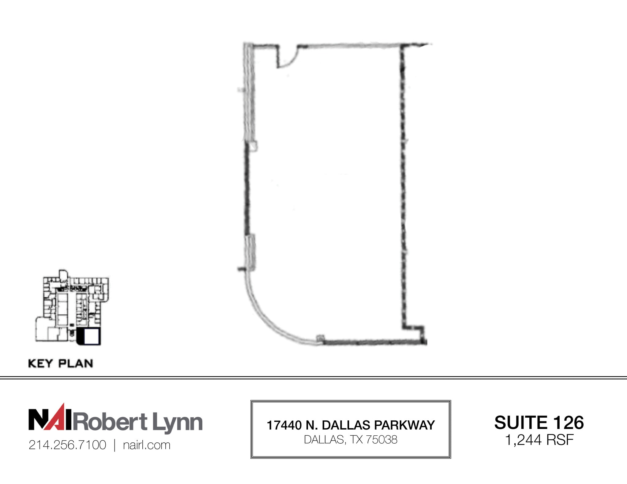 17440 N Dallas Pky, Dallas, TX for lease Floor Plan- Image 1 of 1