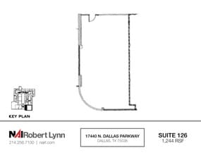 17440 N Dallas Pky, Dallas, TX for lease Floor Plan- Image 1 of 1