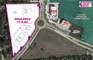 Plus de détails pour TX-146 & Repsdorph Rd, Seabrook, TX - Terrain à vendre