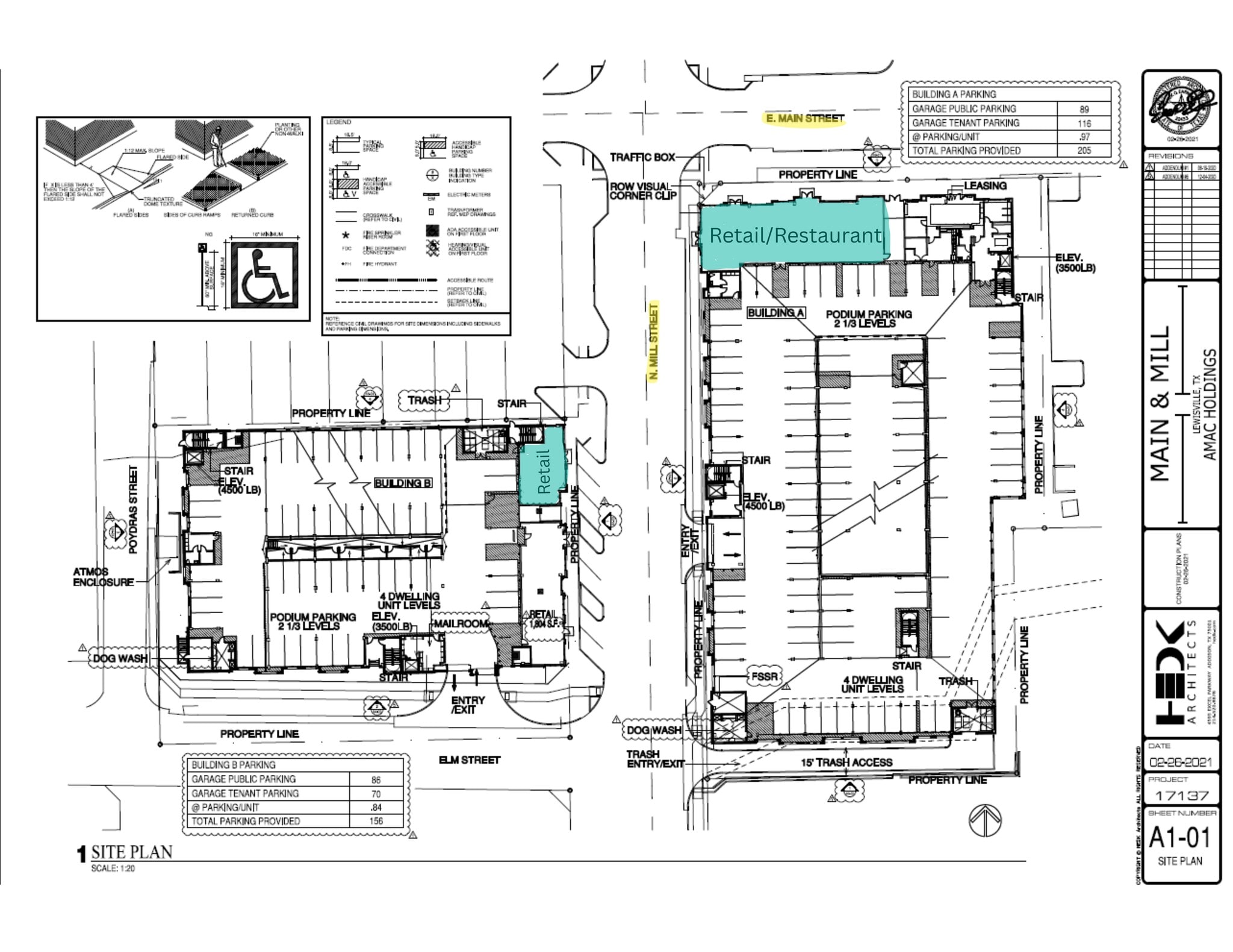 100 E Main St, Lewisville, TX for lease Site Plan- Image 1 of 12