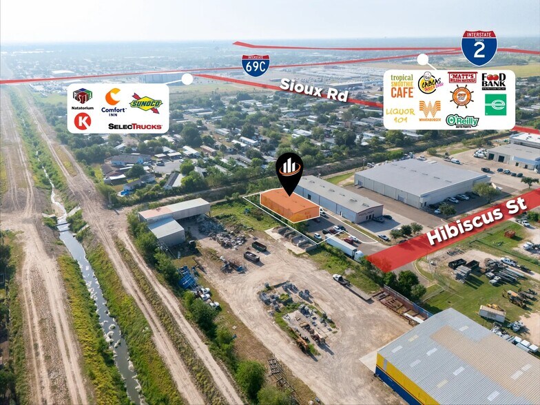 3102 N Hibiscus St, Pharr, TX à louer - Aérien - Image 3 de 12