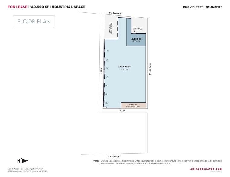 1920 Violet St, Los Angeles, CA for lease - Site Plan - Image 1 of 3