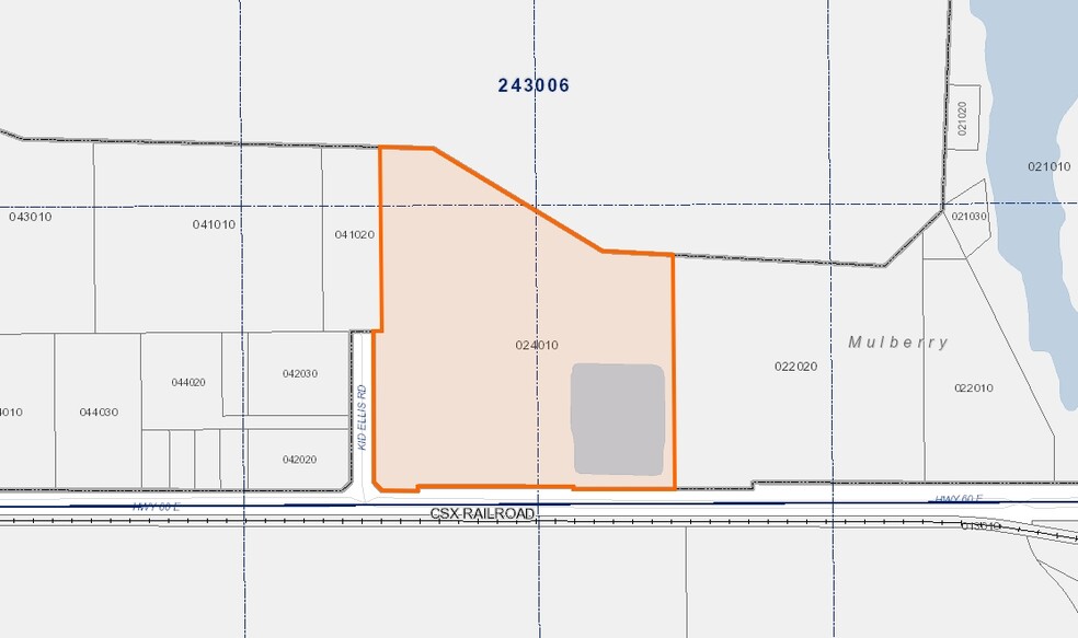 201 Kid Ellis Rd, Mulberry, FL à louer - Plan cadastral - Image 3 de 4