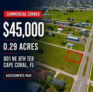 Plus de détails pour 801 NE 8th Ter, Cape Coral, FL - Terrain à vendre
