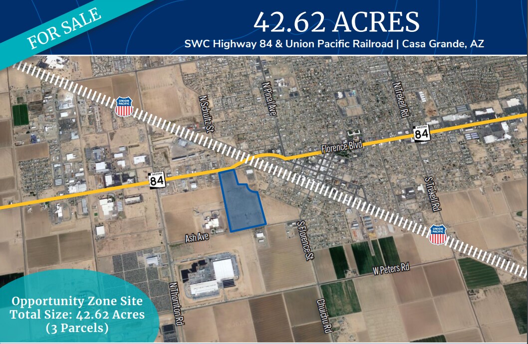 SW Highway 84 & Union Pacific Railroad, Casa Grande, AZ à vendre Photo du bâtiment- Image 1 de 3