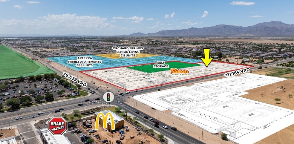 SWC W Cotton Ln & Waddell Rd, Surprise, AZ for lease - Building Photo - Image 2 of 3