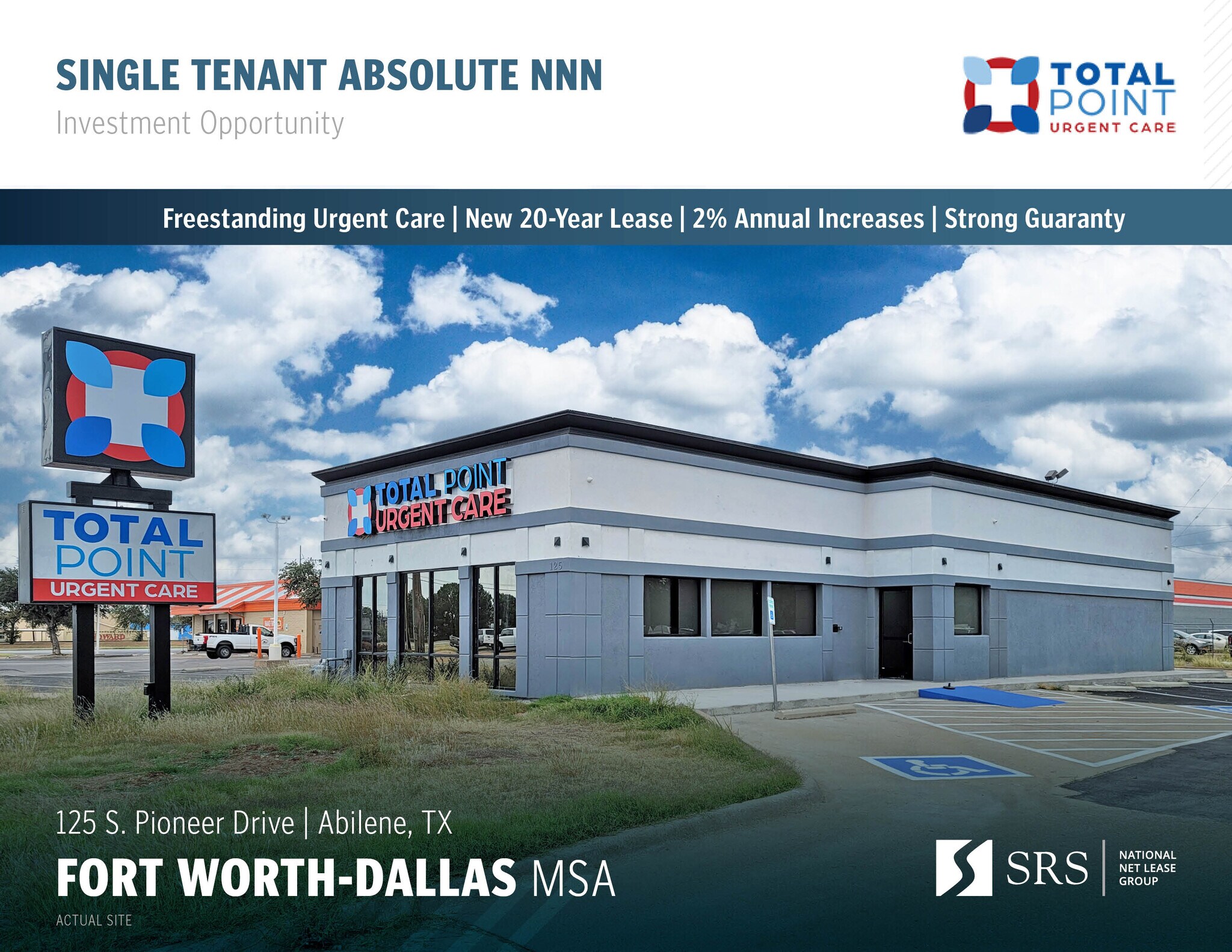 125 S Pioneer Dr, Abilene, TX à vendre Photo du bâtiment- Image 1 de 9