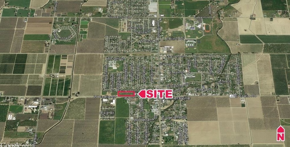 NEC Of Stevens And Ave 280, Farmersville, CA for sale - Aerial - Image 3 of 3