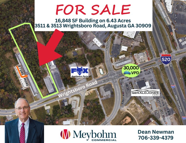 3511-3513 Wrightsboro Rd, Augusta, GA à vendre - Photo du bâtiment - Image 2 de 53