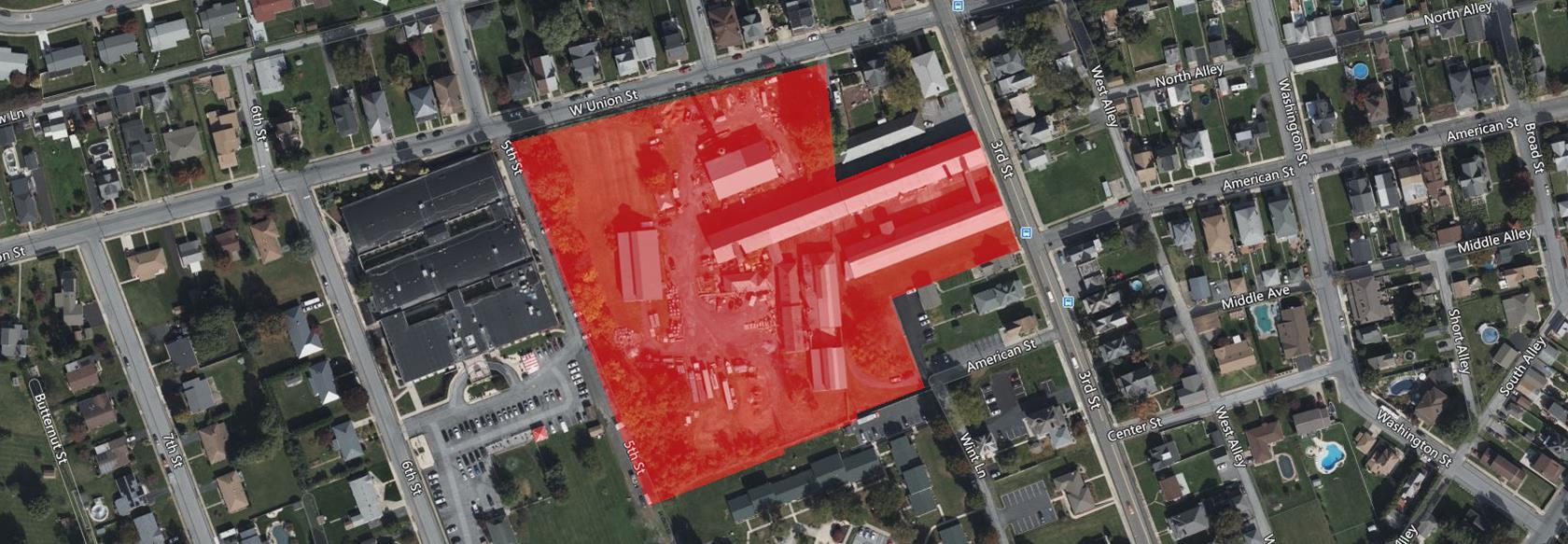 1022 3rd Street St, Whitehall, PA for sale Aerial- Image 1 of 2