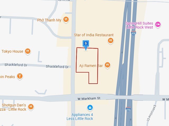 215-219 N Shackleford Rd, Little Rock, AR à vendre - Plan cadastral - Image 3 de 6