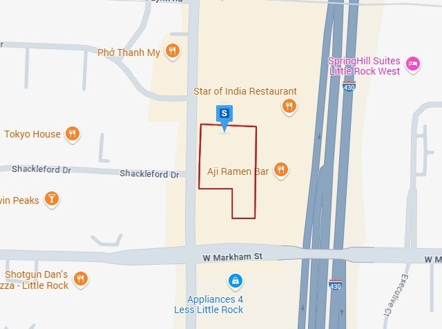 215-219 N Shackleford Rd, Little Rock, AR for sale - Plat Map - Image 3 of 6