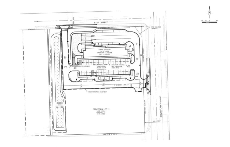 6120 S Cass Ave, Westmont, IL for lease - Site Plan - Image 2 of 2