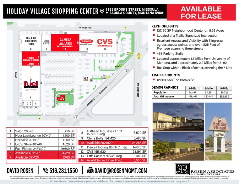 1914 Brooks St, Missoula, MT for lease - Site Plan - Image 1 of 14