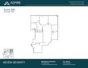 770 S Post Oak Ln, Houston, TX for lease Floor Plan- Image 1 of 1