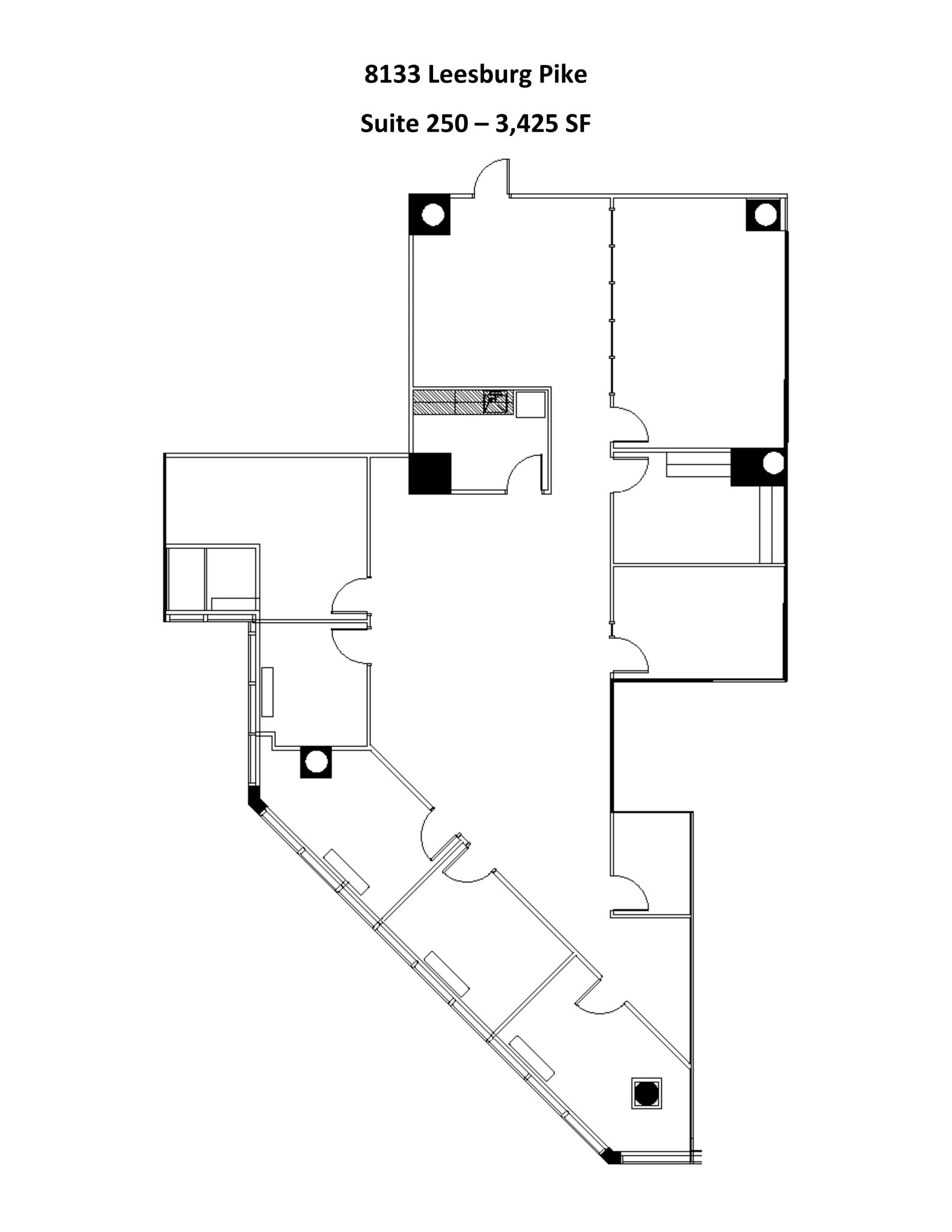 8133 Leesburg Pike, Vienna, VA à louer Plan de site- Image 1 de 2