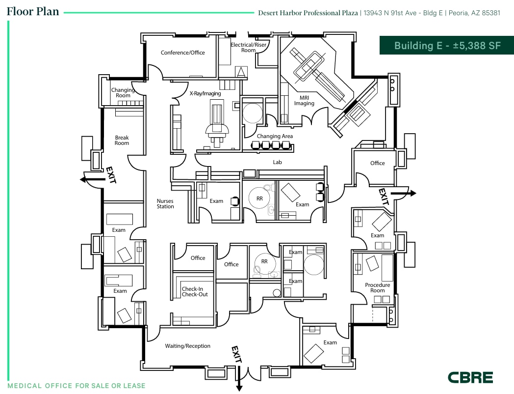 13943 N 91st Ave, Peoria, AZ for sale Floor Plan- Image 1 of 1