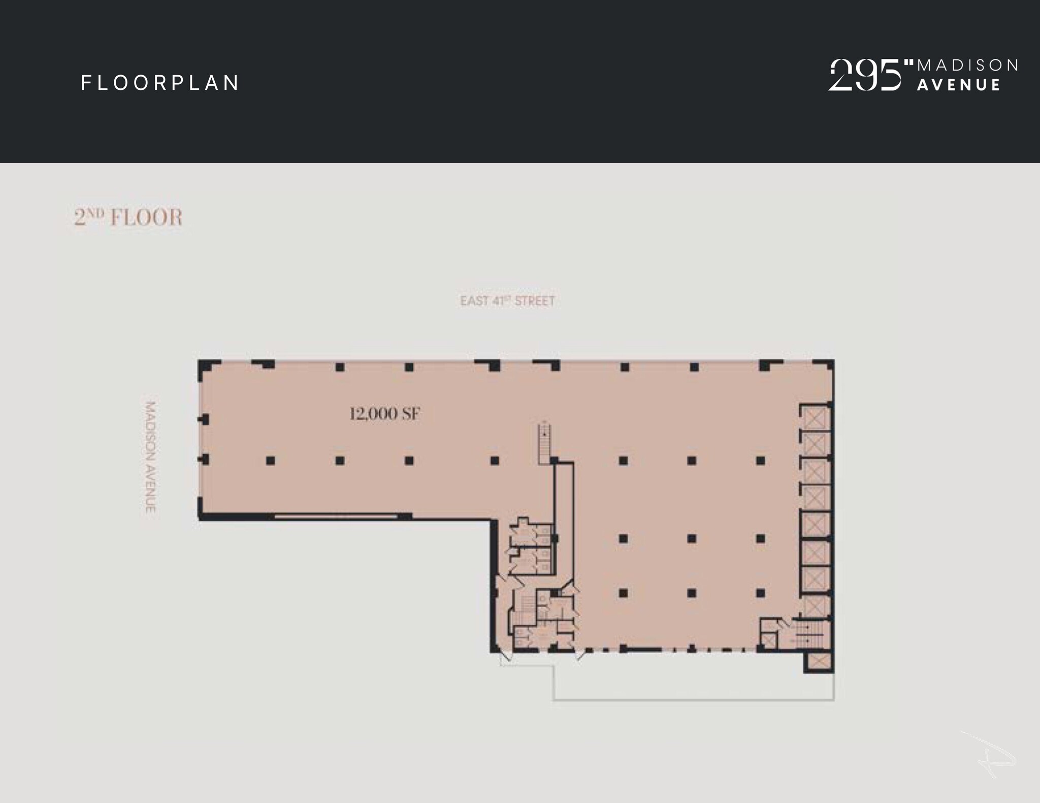 295 Madison Ave, New York, NY à louer Plan de site- Image 1 de 8